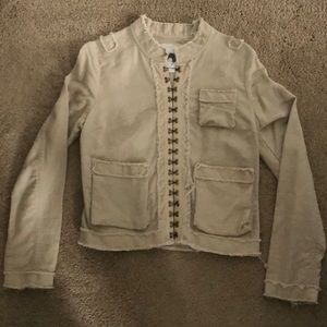 Canvas Twill Blazer Size Large